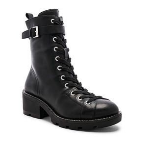 Kendall & Kylie Leather Combat Boot